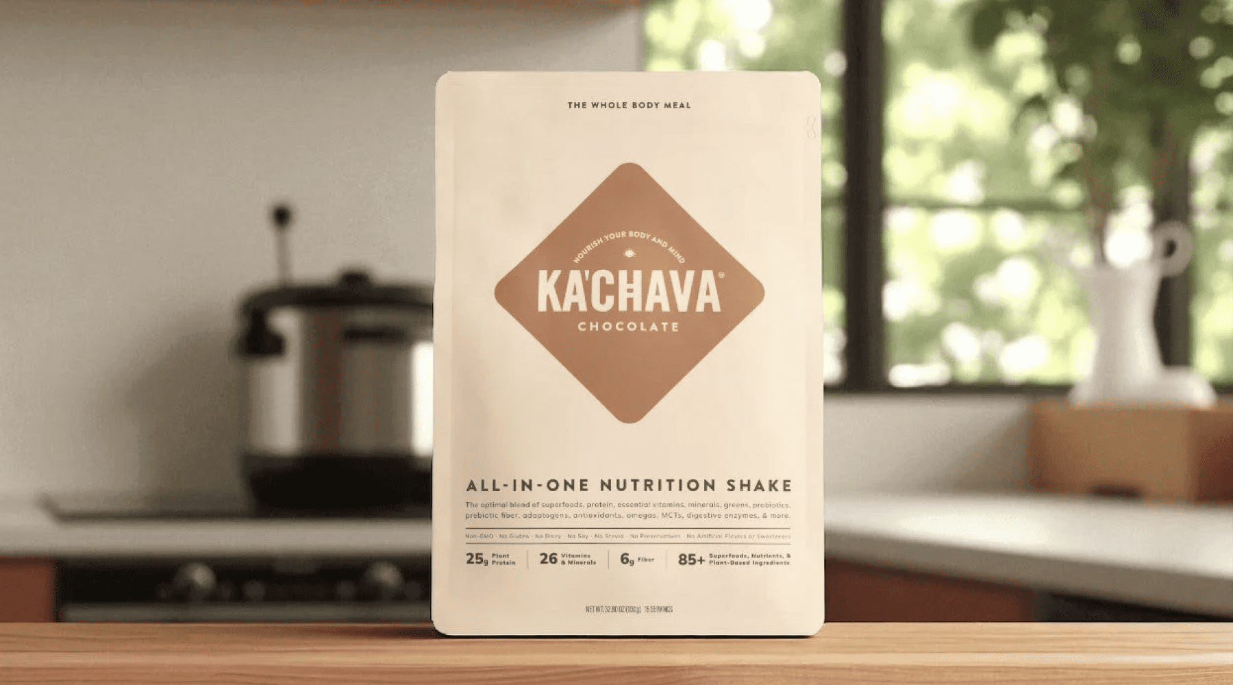 Ka'chava chocolate - on counter top 